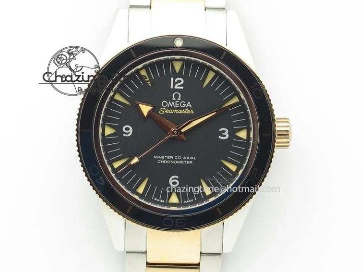 0513 GoodFit Seamaster Professional Chrono RG Blue Ceramic Blue Dial On Blue Gummy Strap A 8213